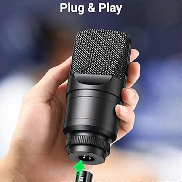 10M Mikrofonkabel Hög Kvalitet XLR Hane till XLR Hona