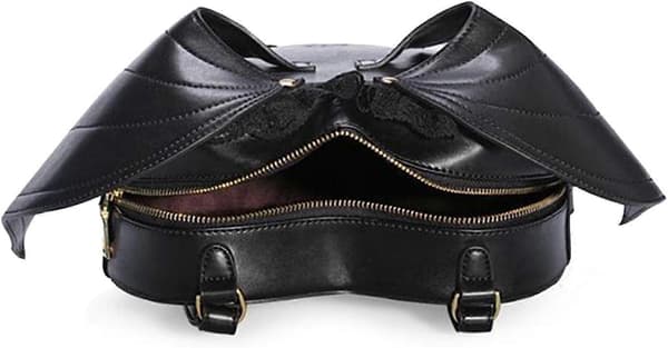 Sort Batwing Rygsæk Mode Punk Blonde Vinge Taske