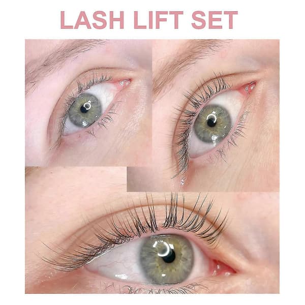 Lash Lift Kit - Komplet Sæt til Øjenvippe Løft - Let at Påføre og Langvarig Finish - Øjenvippe Bukke Sæt til Hjemmet