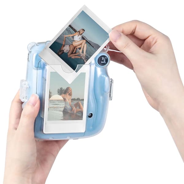 Gennemsigtigt silikonecover til instant kamera til Instaxmini 11