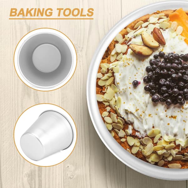 6 stk Nonstick Individuelle Kopper Popovers Sjokolade Smeltet Pudding Kopper Bringebær Form