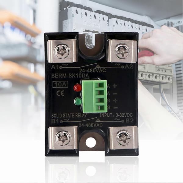 BERM-SK40DA 40A AC 3-32V Input Enkeltfaset Solid State Relæ DC til AC Regulator