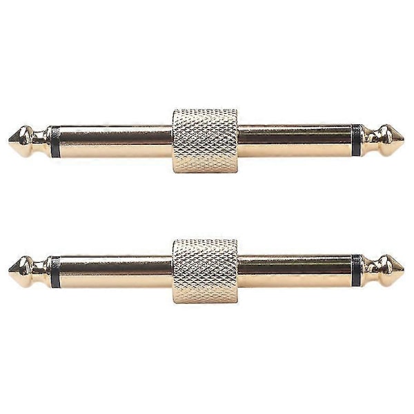 5st 1/4 Tum 6,35 mm Gitarr Effekter Pedal Kontakt Koppling Jack Gränssnitt Kabel Adapter Electric-haoyi