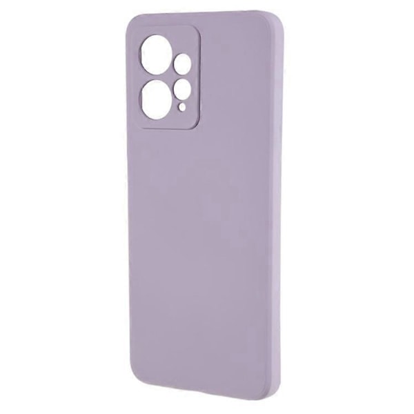 Kompatibel med Xiaomi Redmi Note 12 4G Gummibelagt TPU Telefon Cover Fiberforing Anti-drop Telefonbeskyttelse Purple