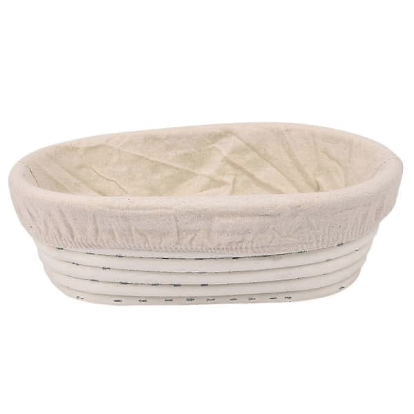 25 cm Oval Rottang Brödjäsningskorg, Hållbar