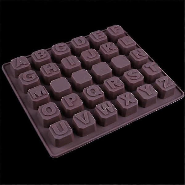 26 Engelsk Alfabet Kage Silikoneform cy