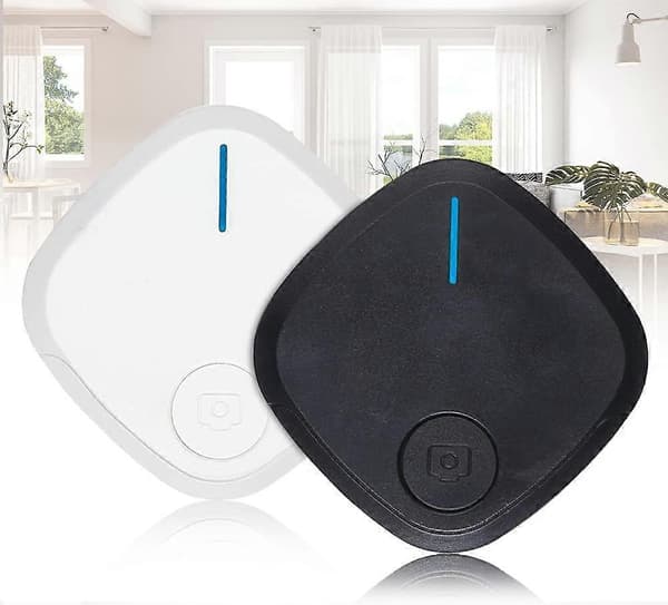 Sett 2x anti-tap-enhet, Bluetooth, iOS/Android, 37mm, Hvit/Svart