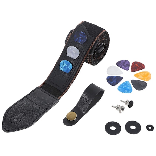 Justerbar Gitarrrem för Akustisk Gitarr Bekväm Lätt att Rengöra för Gitarrdelar Repetition 1 Set