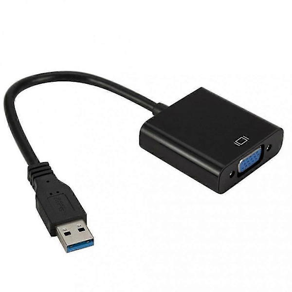 USB 3.0 till VGA Adapter Multi-Display Videokonverterare HD 1080P Externt Grafikkort NEE
