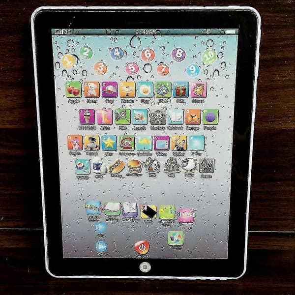 Børns Touch Screen Tablet Pad Skolebøger