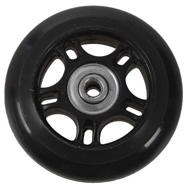 2 sæt 64x18mm Bagage Kuffert / Inline Udendørs Skate Udskiftningshjul Sort Y