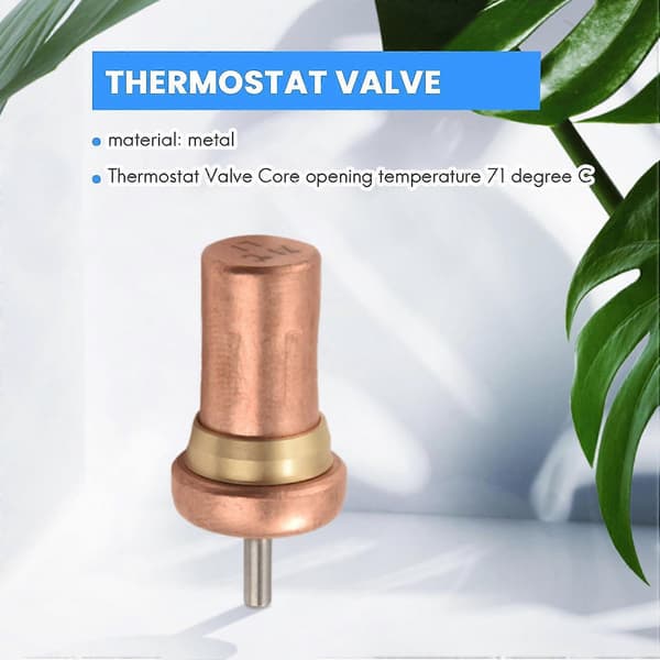 Ersättnings-VMC Termostatventilkärna Öppningstemperatur 71 Grader C