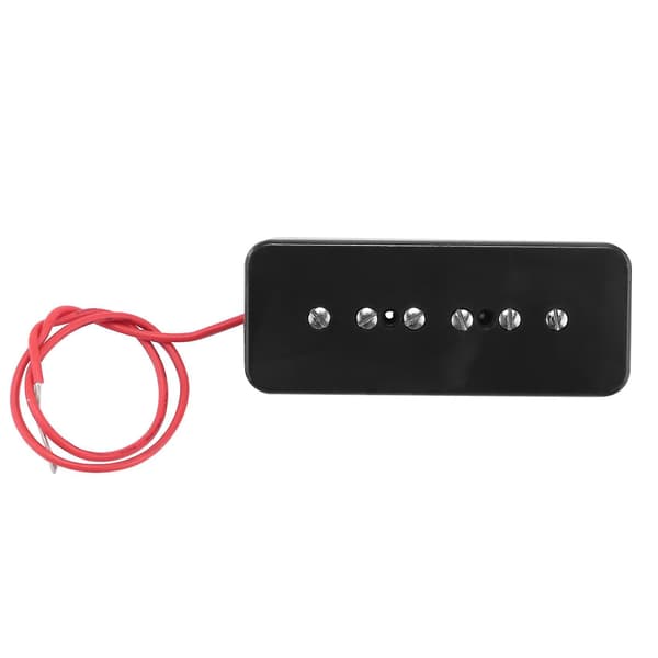 Halsstall Soap Bar P90 Pickup Alnico 5 Elgitarr Pickup Single Coil Gitarrdelar Svart
