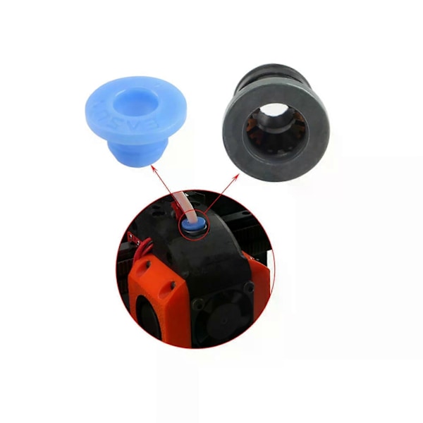 50-pack Pneumatisk ventilanslutningshuvud för VORON Extruder 3D-skrivartillbehör PTFE ECAS04