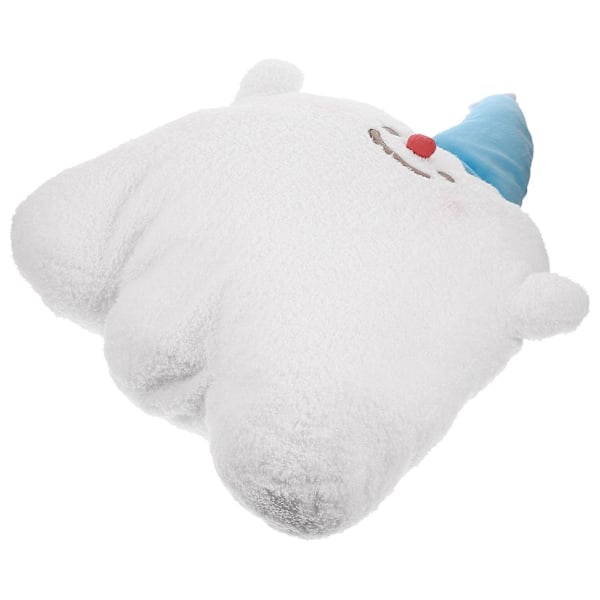 Kuddar för soffa, älvformad prydnadskudde, heminredning 50x37x12CM Vit PP Bomull 1-pack