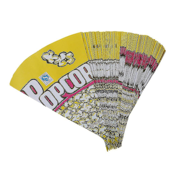 100 kpl Popcorn-pusseja Paperipusseja Mandelit Popcorn S