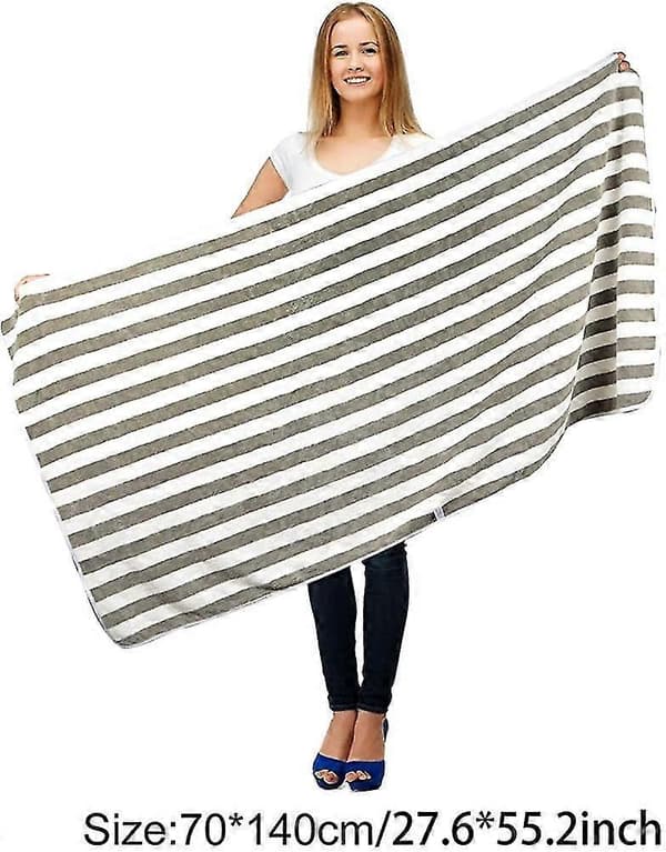 Mikrofiber Badehåndklæde Sæt Badehåndklæder Ekstra Store Absorberende Strandhåndklæder