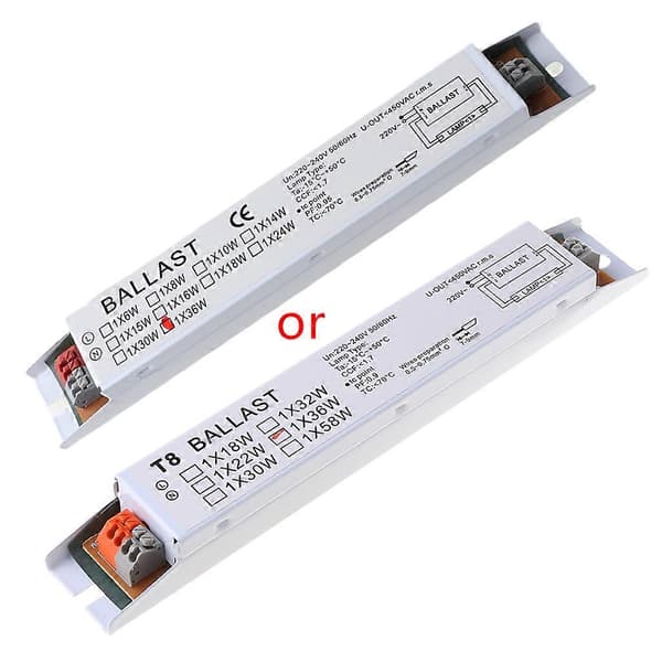 36W Lampe Elektronisk Forkobling 1 Lampe T8 Lineær Fluorescerende Forkobling Holdbar