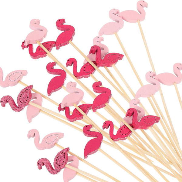 Fruktplock Tandpetare Grillspett Frukt Bambu Plock Party Födelsedagar Bröllop Fester Elegant Design 13,5x2,5cm Gaffelfrukter 100st