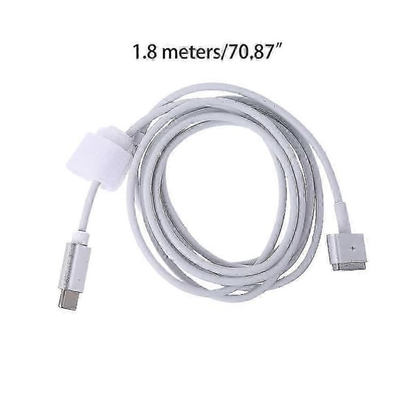 Holdbart Type-c Han Til -magsafe 2 Kabel Ledningsadapter Til Computer 85w Pd