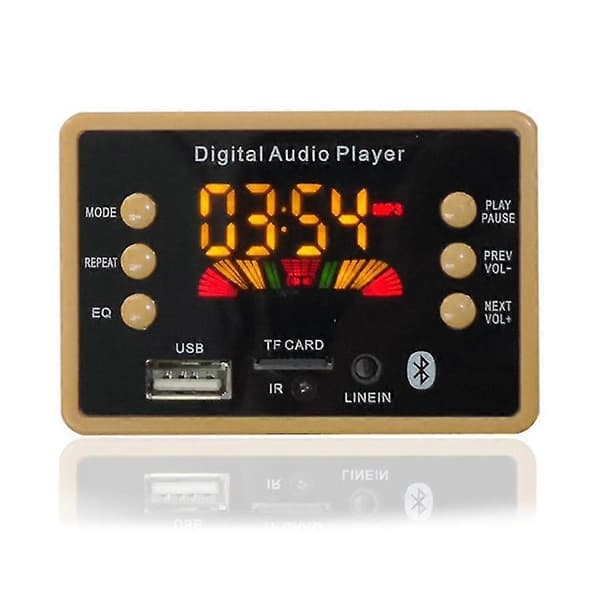 Trådlös Bluetooth Mp3-dekoder Dekoderkortmodul 12v Usb Mp3-spelare Wma Wav Stöd Tf-kort Fm