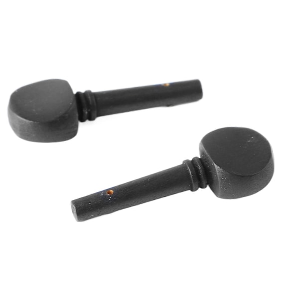 4 stk. fiolinstemmeskruer, portable, fint utseende, tre, fiolinstemmeskrue erstatning, svart M00588