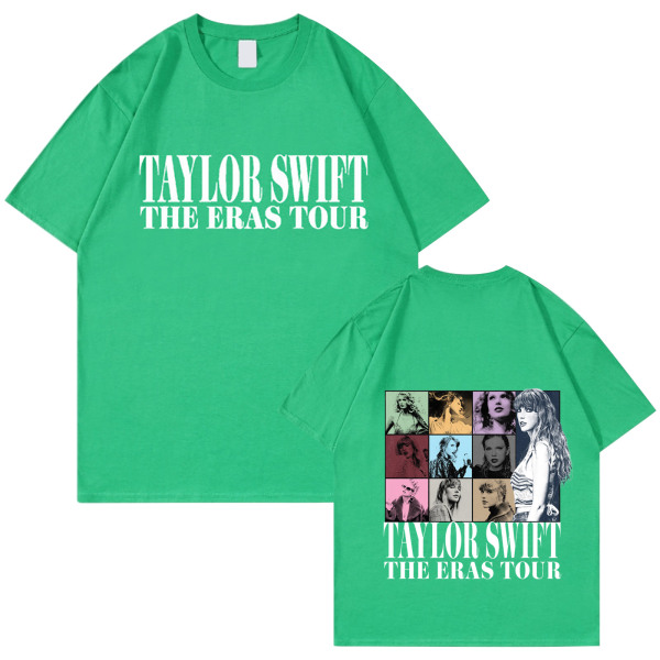 Taylor Swift Fan T-shirt Tryckt T-shirt Skjorta Pullover Vuxen Collection Gift green L