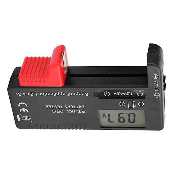 Bt-168 Pro Batterikapacitetstester Digital Batterichecker Plastik Bærbar Celle Tester Til Aa 1.5v