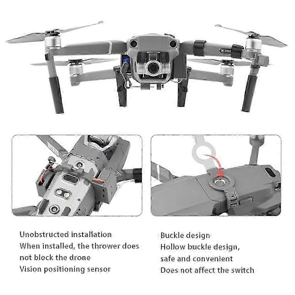 Payload Release Thrower Air Drop Leveringsdele til DJI-Mavic 2 Pro/Zoom Drone