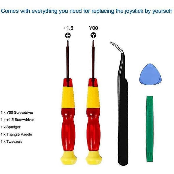2-pak Udskiftnings Joystick Analog Thumbstick Del kompatibel med Switch Lite Controller - med Rep