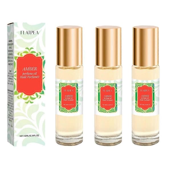 Vanilj Amber Parfymolja Långvarig Parfym 10ml 3pcs
