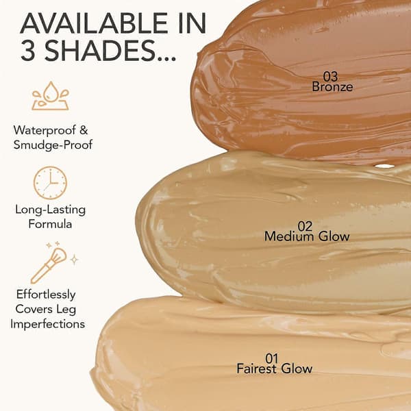 Benmakeupkrem, Benconcealer Full Coverage Concealer med Børste, Ben- og Kroppsmakeup Concealer, Vanntett, Langvarig Tatoveringsdekke Makeup, Le K2