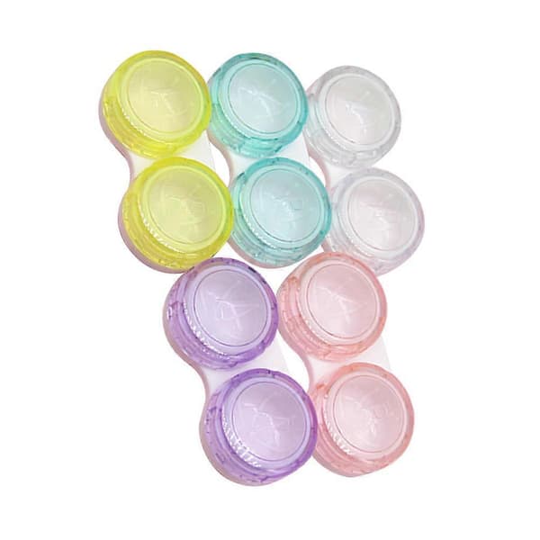 Glasögonfodral Linser Behållare för Användare Resevänlig 0,8 x 2,8 x 1,5 cm 15-pack