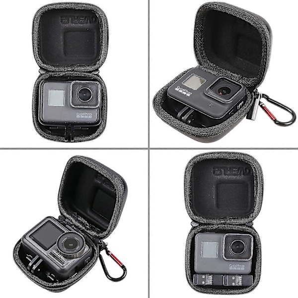 Mini Bärväska för GoPro Hero 9/8 Black, Hårt Fodral Reseportfölj Kompatibel med GoPro Hero 9/8/7/6/5 Black