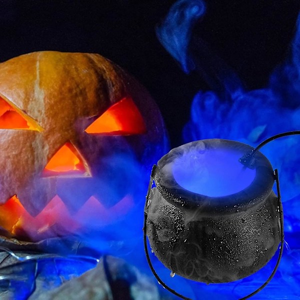 Halloween Dekorativ Tåkeflis Med Fargeskiftende LED Lysrekvisitter (b, Stil) 2 Stk bd
