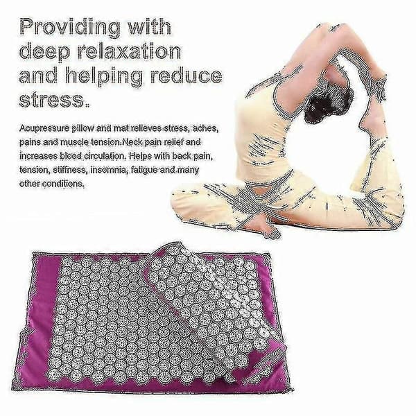 Akupressur Yoga Måtte Massage