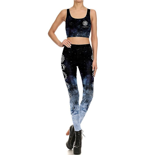Naisten tytöille tarkoitetut urheiluliivit ja leggingsit, jotka tukevat joogaa Tommy Controlilla COLOR 10(TOP) M
