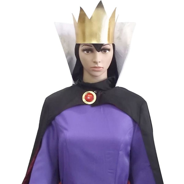 Evil Queen Cosplay-asut Naiset Disney Lumikki Paha Kuningatar Cosplay-asut Aikuisten Halloween-karnevaaliasut L