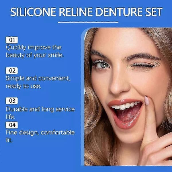 Silikon Relinedenture Sett, Protese Relining Kit, Protese Sett