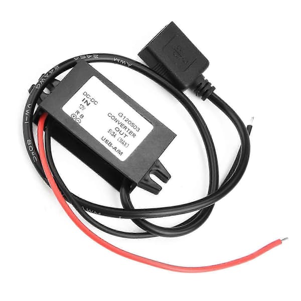 12V - 5V 3A DC-DC USB Buck -muunnin virtalähdemoduuli