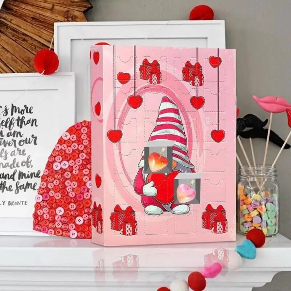 Lähtölaskenta Kalenterilaatikot Värikkäitä koruja lahjarasia Adventtikalenteri Erilaisia ​​24 päivän romanttisia lahjoja vaimolle tyttöystävälle lapsille