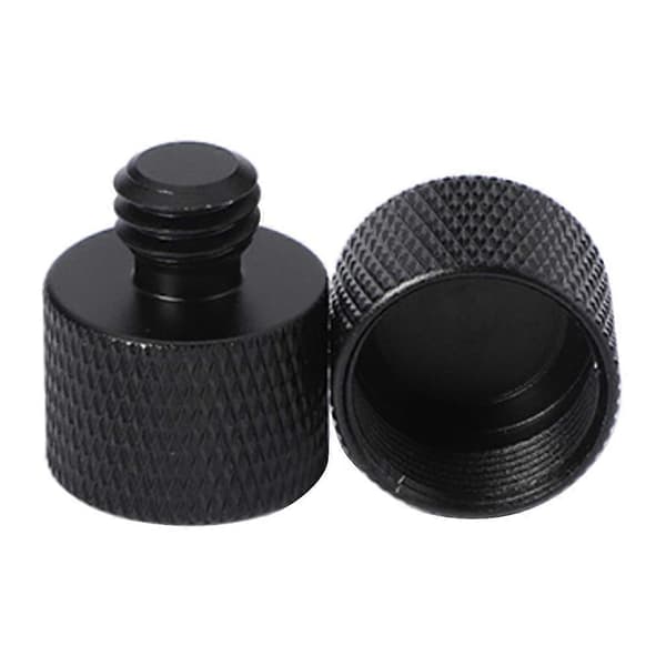 2 stk. Mikrofonstativadapter 5/8 hun til 3/8 han gevind Tripod Mount Skrue Adapter Combo Pack til Mikrofonmontering og Stativ