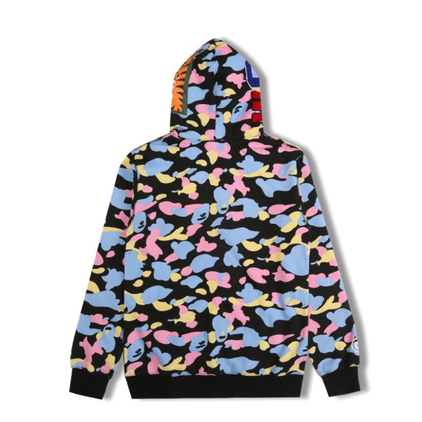 Ny casual med huvtröja för män med digitalt print med hajhuvud style 2 4XL