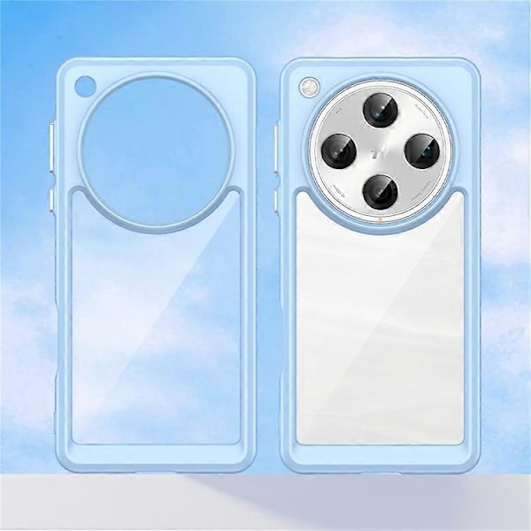 Kompatibelt Skal för Oppo Find X8 5G / Find X8 Pro 5G TPU + Akryl Skyddande Transparent Mobilskal Blue