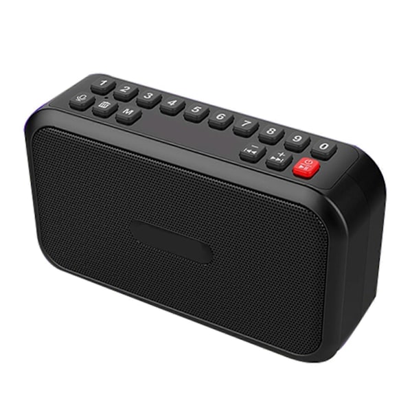 Bluetooth5.0-yhteensopiva Mini TF -korttisoitin 3,5 mm:n audio kannettava radio