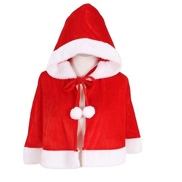 Barn jul sjal hatt Set Xmas Cosplay kostym