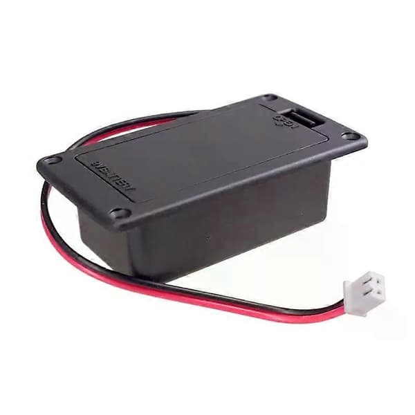 9V Platt Monterad Gitarr Aktiv Pickup Batterilucka Hållare Låda Batteriförvaringsfodral för Elgitarr Bas Tillbehör
