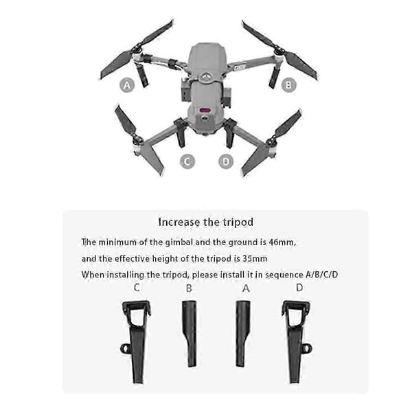 Lastsläpp Kastare Luftsläpp Leveransdelar för DJI-Mavic 2 Pro/Zoom Drönare