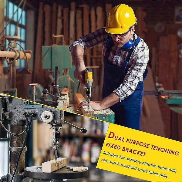 Adapter til firkantet hulbor til installation og afmontering - mortise-tilbehør til borepresse