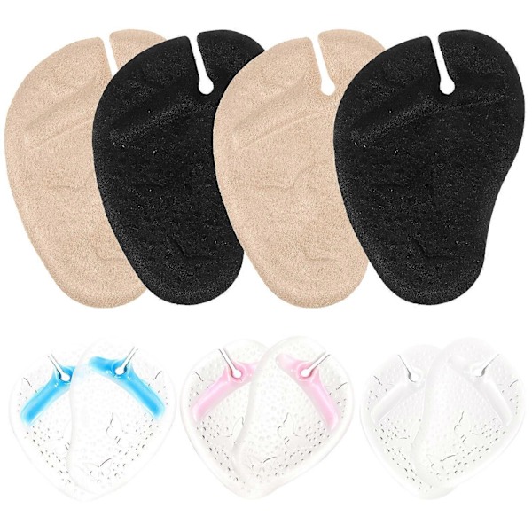 5 Par Flip-Flops Metatarsal Framfotskuddar Halkfria Framfotskuddar Metatarsalkuddar